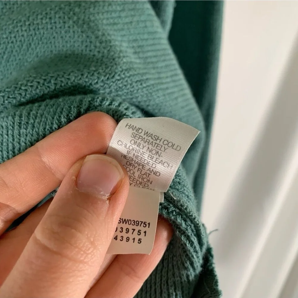 J. Jill Sea Green Round Neck Sweater Sz M EUC - Picture 9 of 9